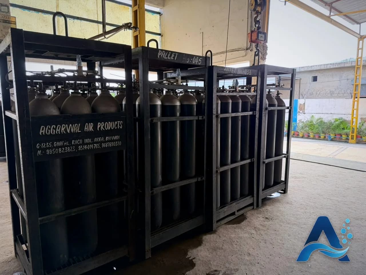 Aggarwal Air Products industrial gas manufacturing plant in Bhiwadi, Rajasthan