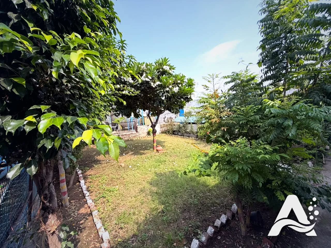 Green plantation belt at the Aggarwal Air Products facility